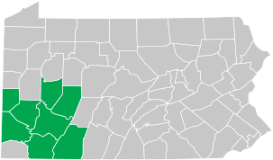 Pennsylvania Service Area - Allegheny, Armstrong, Beaver, Fayette, Indiana, Somerset, Washington, Westmoreland